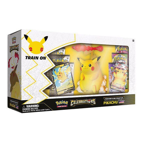 Celebrations Pikachu Vmax Premium Figure box
